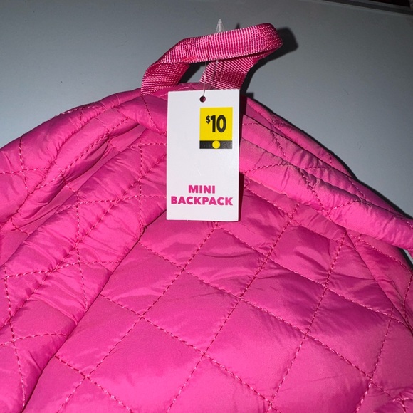 Pink Quilted Backpack - Picture 8 of 10